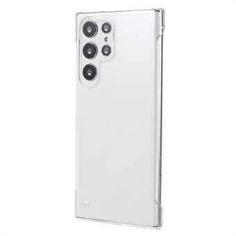 För Samsung Galaxy S22 Ultra 5G hårt PC-telefonfodral Ramlöst Transparent Mobiltelefon Skyddsfodral
