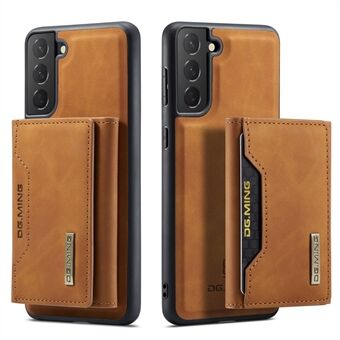 DG.MING M2-serien för Samsung Galaxy S22 5G Magnetisk 2-i-1 plånbok Stötsäkert telefonfodral Stöd för trådlöst laddningsskal