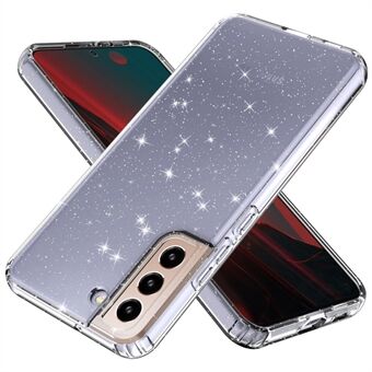 För Samsung Galaxy S22 5G GW18 Glittriga paljetter Transparent mjukt TPU-skal Mobiltelefonfodral Shell