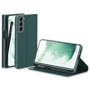 GKK för Samsung Galaxy S22 5G Stötsäkert läderfodral All-inclusive skyddsfodral Anti-Drop telefonskal med Stand/pennaplats
