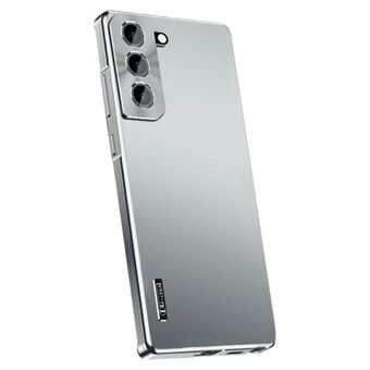 IM-CHEN Anti-Fall Slim Fodral för Samsung Galaxy S22 5G Stötsäkert telefonfodral Hård PC Metallram Matt telefonfodral med magnetiskt/spännelås