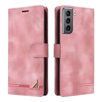 Skyddsfodral för Samsung Galaxy S22 5G Plånbokstelefonfodral 007-serien Skin-Touch PU-läderfodral