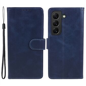 För Samsung Galaxy S22 5G plånbok PU läder telefonfodral Calf Texture Stand Skyddsfodral
