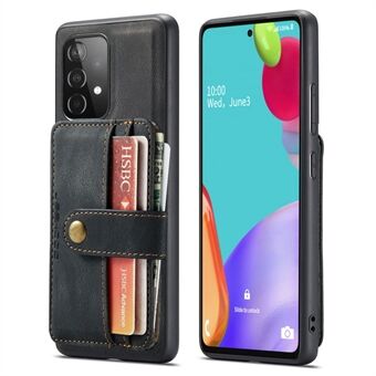 JEEHOOD för Samsung Galaxy A33 5G läderbelagt TPU-fodral Anti-fall Avtagbar 2-i-1 plånboksfunktion RFID-blockerande telefonfodral