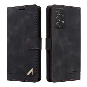 007-serien för Samsung Galaxy A33 5G läderplånbok telefonfodral Skin-touch Protection Cover med Stand