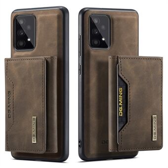 DG.MING M2-serien avtagbart 2-i-1 plånboksfodral Trådlös laddning Stötsäkert telefonskydd för Samsung Galaxy A53 5G