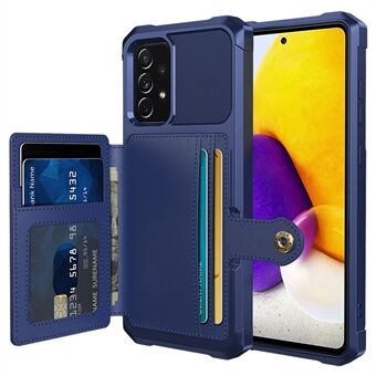 ZM03 telefonfodral för Samsung Galaxy A53 5G TPU + PU läderplånbok Anti Scratch mobiltelefonskal med magnetisk metallplåt