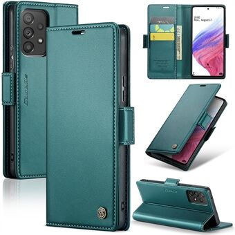 CASEME 023-serien för Samsung Galaxy A53 5G RFID-blockerande plånboksfodral Litchi Texture Stand Telefonskydd