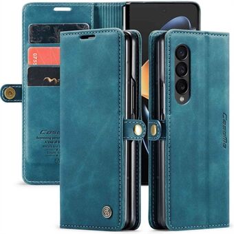 CASEME 013-serien för Samsung Galaxy Z Fold4 5G Stötsäkert plånboksfodral i PU-läder Magnetisk sidoförslutning Stand Telefonskydd