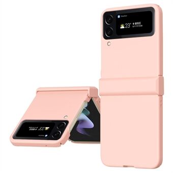 För Samsung Galaxy Z Flip4 5G 3-i-1 hård PC-telefonfodral Gångjärn Design Stötsäker Anti-dropp skyddsöverdrag
