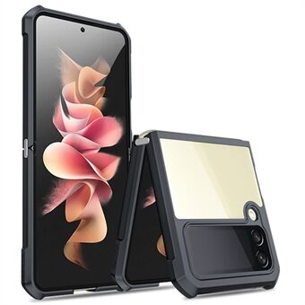 XUNDD för Samsung Galaxy Z Flip4 5G Slagtålig krockkudde Vikbart telefonfodral Akryl + TPU skyddsfodral