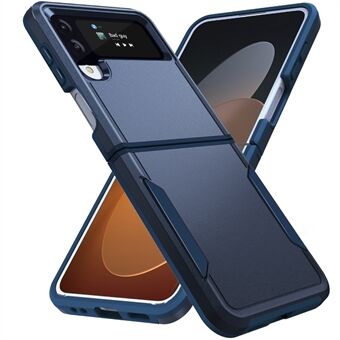 Stötsäkert fodral för Samsung Galaxy Z Flip4 5G, PC + TPU telefonfodral Anti-dropp smalt fodral