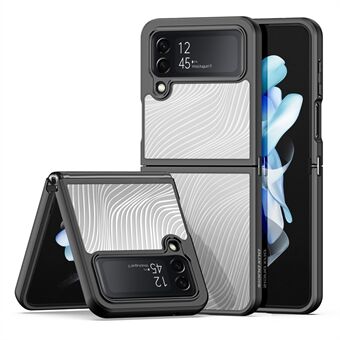 DUX DUCIS Aimo-serien för Samsung Galaxy Z Flip4 5G telefonfodral TPU+PC Matte skal (REACH-certifiering) - Svart