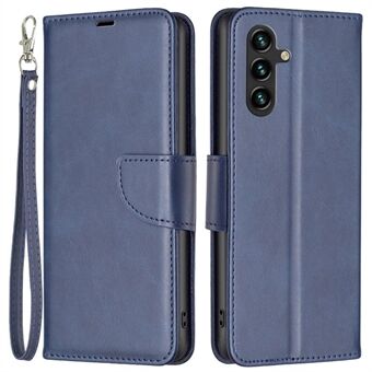 BF Leather Series-4 för Samsung Galaxy A14 5G PU-läder plånboksfodral Fullt skydd Stand Inre TPU-telefonfodral med handledsrem