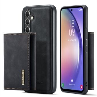DG.MING M1-serien för Samsung Galaxy A14 5G / 4G magnetisk plånbok Kickstand Telefonfodral PC+TPU läderbelagt bakstycke