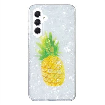 Skalmönster TPU-fodral för Samsung Galaxy A14 5G, IMD Marble Flower Protective Phone Cover