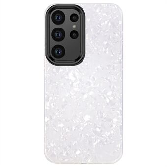 IPAKY för Samsung Galaxy S23 ultrahård akryl+mjuk TPU Stötsäker telefonfodral Anti- Scratch telefonfodral IMD Design