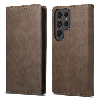 DF-05 Business Phone Case för Samsung Galaxy S23 Ultra, RFID-blockerande plånbok PU- Stand
