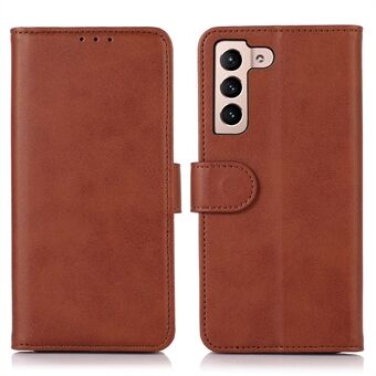 För Samsung Galaxy S23 Kohud Texture PU-läderplånbok Folio Telefonfodral Stand Funktion Magnetisk flip Stötsäkert skyddsfodral