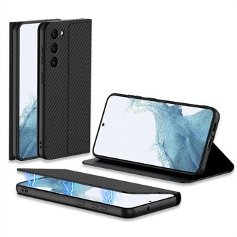 GKK för Samsung Galaxy S23 Magnetisk autoabsorberad PU-läderplånbok Telefonfodral Stand