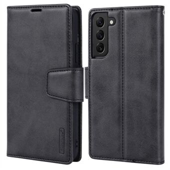 HANMAN Miro2 Series Löstagbart plånboksfodral för Samsung Galaxy S23 PU Läder Avtagbart inre magnetiskt TPU-skal Stand Telefonskydd
