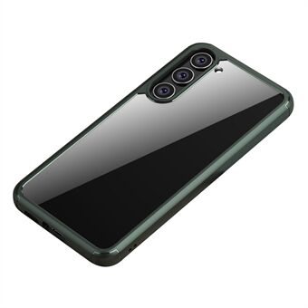 IPAKY för Samsung Galaxy S23 Anti-dropp telefonfodral TPU + PC Transparent mobiltelefonskal