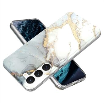 För Samsung Galaxy S23 GW18 IMD Marble Pattern Telefonfodral PC+TPU Telefonskal
