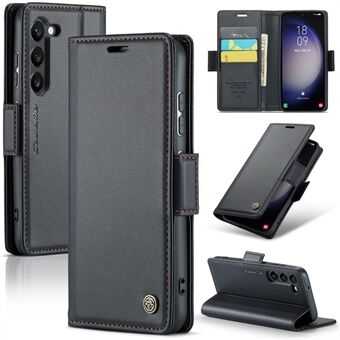 CASEME 023-serien för Samsung Galaxy S23 Stötsäkert PU-läderfodral RFID-blockerande plånboksfodral