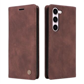 006-serien för Samsung Galaxy S23-skal. Plånbok i PU-läder med sugkoppslås för telefonöverdrag.