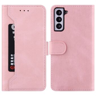 Fodral för Stand i PU-läder till Samsung Galaxy S23 yttre korthållare plånbok telefonfodral