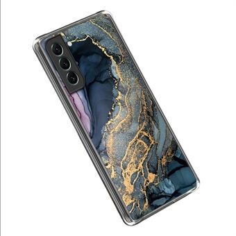 För Samsung Galaxy S23+ IMD abstrakt marmormönster tryckfodral Mjuk TPU Drop Protection Anti-Fall telefonskal
