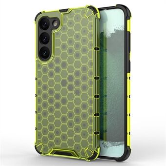 Tunt telefonfodral för Samsung Galaxy S23+ Honeycomb Textured Anti-Fall telefonfodral TPU + PC-skyddsfodral