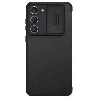 NILLKIN Qin Pro Series för Samsung Galaxy S23+ Anti- Scratch telefonfodral Korthållare Mobiltelefonfodral med skjutbart linsskydd