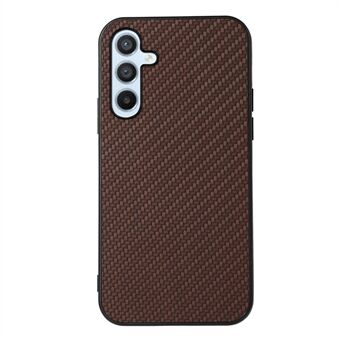 För Samsung Galaxy A54 5G Carbon Fiber Texture Skyddsfodral PU-läderbelagd TPU-telefonbaksida