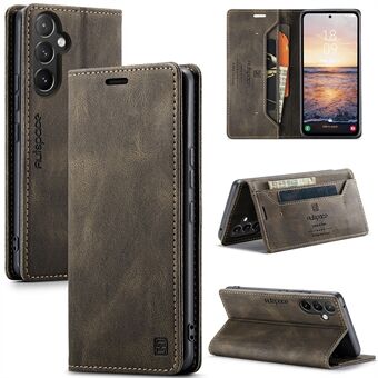 AUTSPACE A01-serien för Samsung Galaxy A54 5G RFID-blockerande telefonfodral Stand Retro Texture Matt plånboksfodral