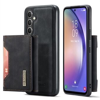 DG.MING M2-serien för Samsung Galaxy A54 5G PU-läderbelagd PC+TPU-telefonfodral Löstagbar plånbok Bakstödsfodral
