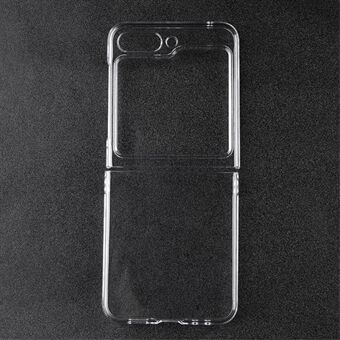 För Samsung Galaxy Z Flip5 5G Transparent Back Shell Telefonfodral Fallbeständigt hårt PC-telefonfodral