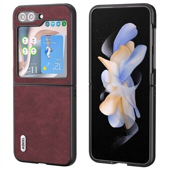 ABEEL Litchi Texture telefonfodral för Samsung Galaxy Z Flip5 5G Anti- Scratch PU-läderbelagt telefonfodral