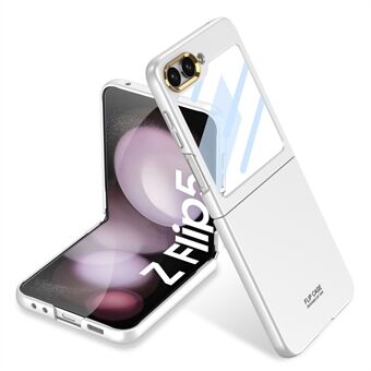 GKK för Samsung Galaxy Z Flip5 5G Stötsäkert fodral Hårt PC-telefonfodral med härdat glasfilm
