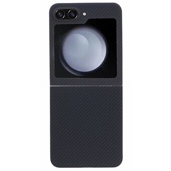 Aramid Fiber telefonfodral för Samsung Galaxy Z Flip5 5G, 6D Fine Carbon Fiber Texture Telefonskal