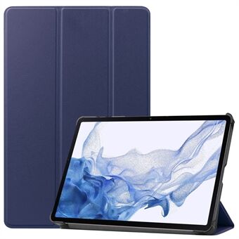 För Samsung Galaxy Tab S9 Tri-fold Stand Folio Case PU-läder Auto Wake / Sleep Surfplatta-fodral