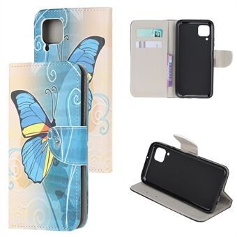 Mönstertryck plånbok Flip läder telefonfodral för Huawei P40 lite/Nova 6 SE/Nova 7i