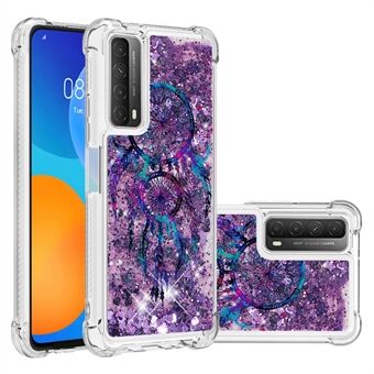 Mönstrat Quicksand Shockproof Protector för Huawei P Smart 2021 / Y7a TPU Cover