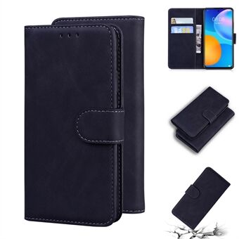 Leather Wallet Stand ringer fallet för Huawei P Smart 2021 / Huawei Y7a