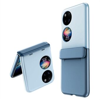 För Huawei P50 Pocket / Pocket S Gummifinish Hårt PC-telefonfodral Gångjärn Design Vikbart skyddsöverdrag