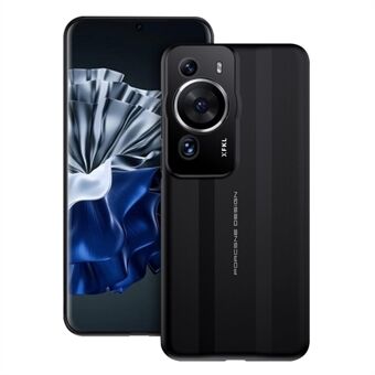 För Huawei P60 Pro Gummerat telefonfodral Kameralinsskydd Hårt PC-telefon bakstycke
