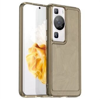 För Huawei P60 / P60 Pro Candy Series Anti-fall luftkuddar genomskinligt TPU telefonfodral Back Protector Cover