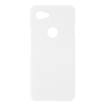 Blank glansig gummibelagd hårt mobilskal för Google Pixel 3a