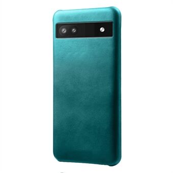 För Google Pixel 6a 5G Drop-proof Phone Case PU Läderbeläggning Slitstarkt Hårt PC-skyddsskal.