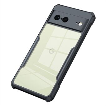 XUNDD för Google Pixel 7 5G, akryl + TPU-telefonfodral, stöttåligt, represistent mobiltelefonbakstycke - Svart.